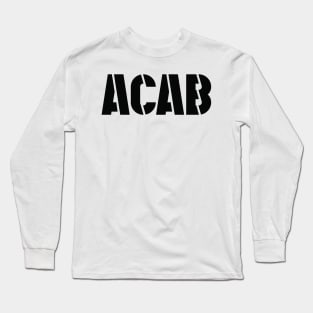 ACAB (black text) Long Sleeve T-Shirt